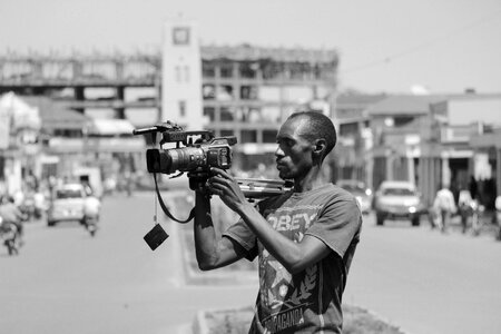 Journalist cameraman media photo