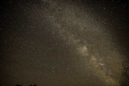 Bright Core of the Milky Way Galaxy at Hogback Prairie. photo