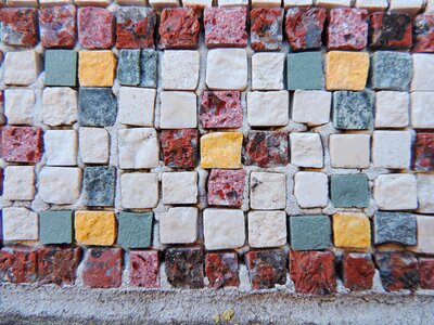 Decoration mosaic old