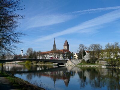 Goose gate bridge goose tower ulm cathedral photo