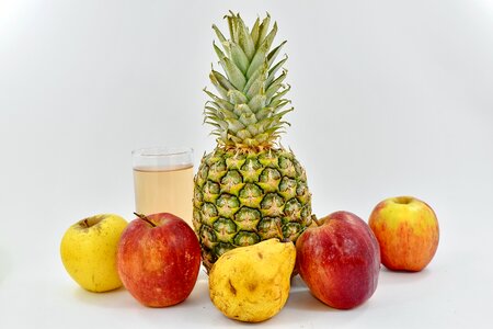 Exotic fruit cocktail fruit juice photo
