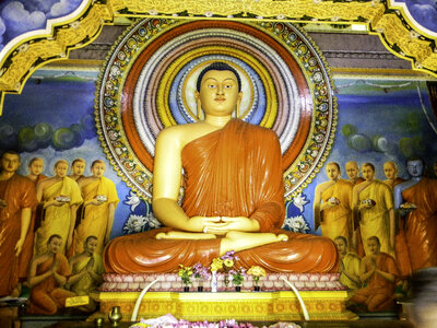 Buddha Statue in Sri Lanka photo