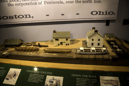 Models and Houses on the Peninsula at Cayuhoga Valley National Park, Ohio