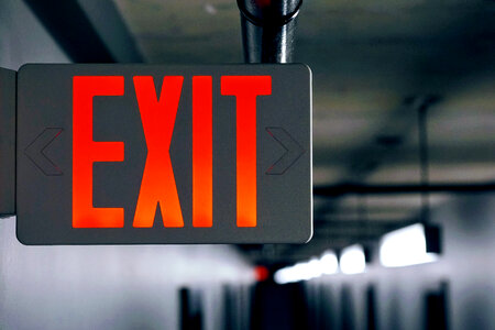 Exit Sign photo