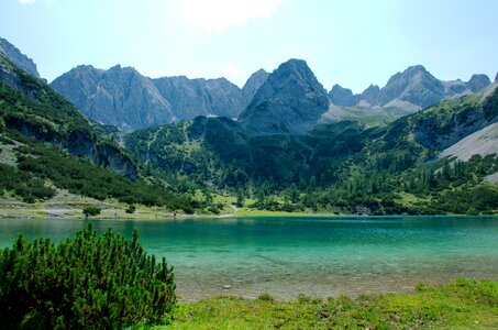 Bergsee mountains landscape photo