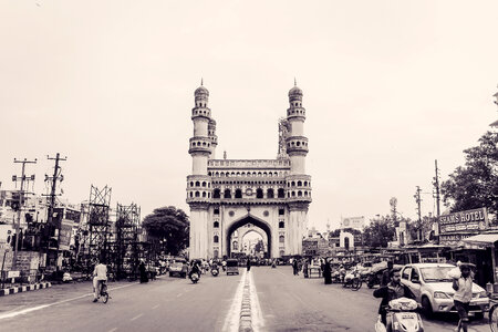 Charminar Monument in Hyderabad, India photo