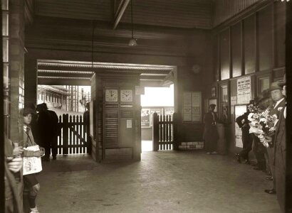 Black And White history indoors photo