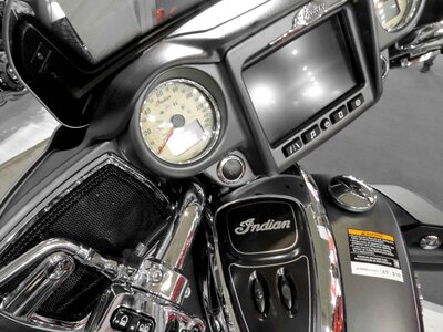 Monitor motorcycle speedometer photo