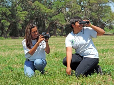 Array binoculars female child