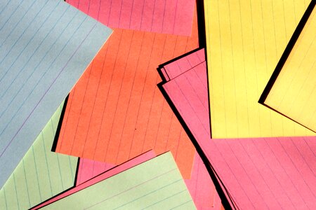 Colorful paper patterns