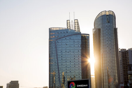 Tower and sunlight in Wuhan photo