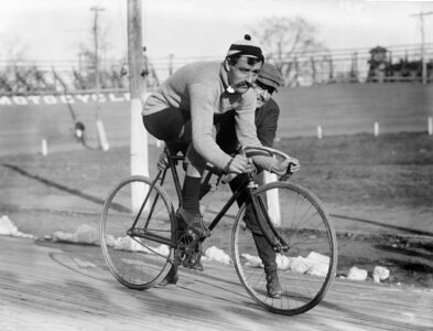 Cyclists léon georget 1909 photo