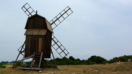 Sweden at the mill windmill photo