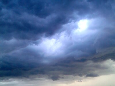 Cloud thunderstorm storm clouds photo