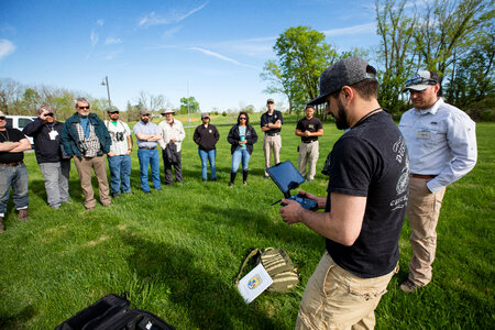 Students learn how to operate Unmanned Aircraft Systems -3