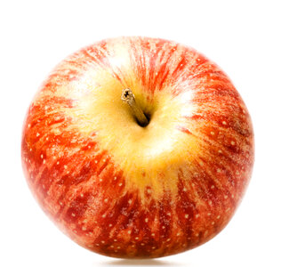 apple on white photo