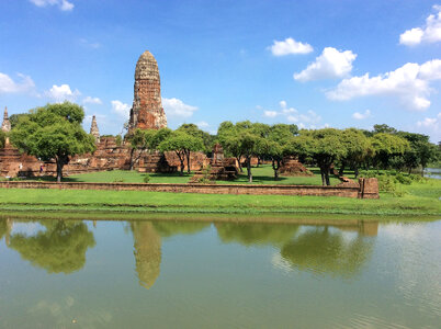 Ayutthaya Historical Park in Thailand photo