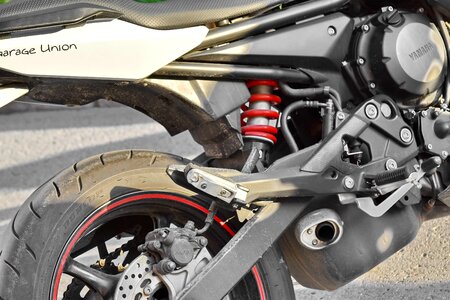 Chain engine motorbike photo
