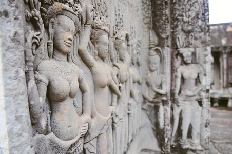 Angkor wat architecture religion photo