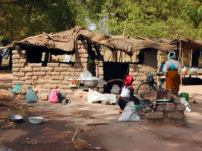 Africa burkina faso homes photo