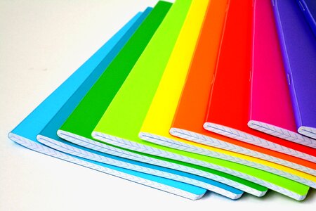 Rainbow saturated the colour of the