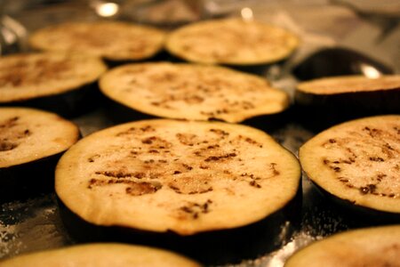 Food healthy aubergine photo