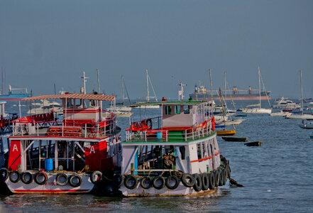 Boats On Yard Mumbai photo