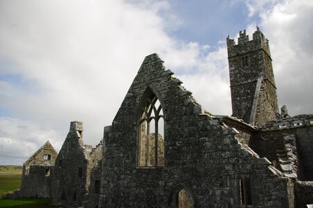 Ruins abbey connemara photo