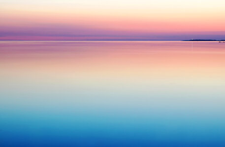 Colorful Background with Sea Sunset