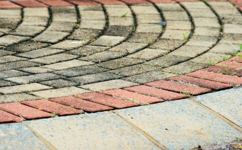 Curved curves pavement photo
