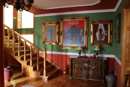 Orthodox staircase icon