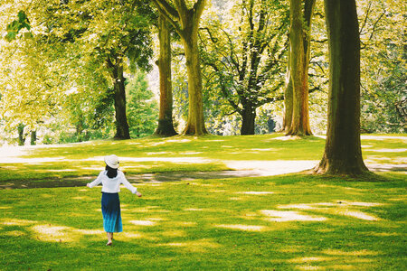 Woman in Park