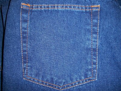 Blue jeans denim dungarees photo