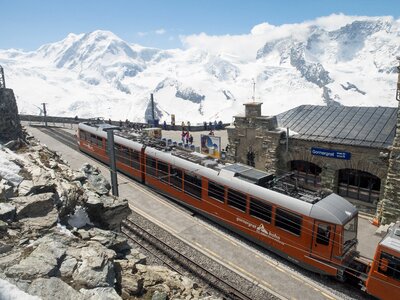 Switzerland valais mountains photo