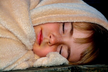 Blanket sleeping night photo
