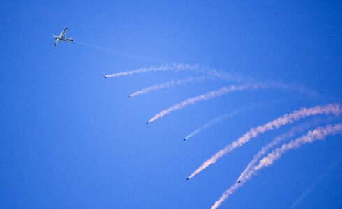 Air show paratrooper photo