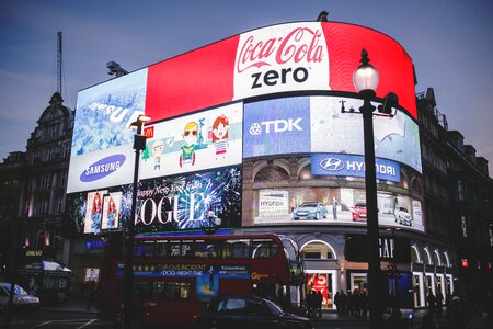 Piccadilly Circus in London photo