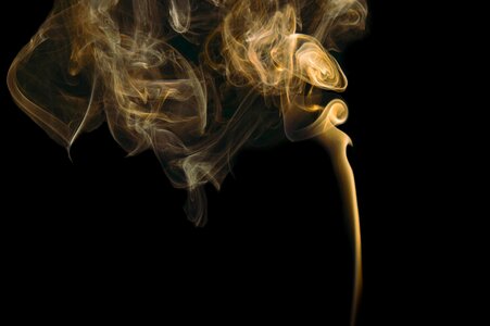 Cigarette whirls swirls photo