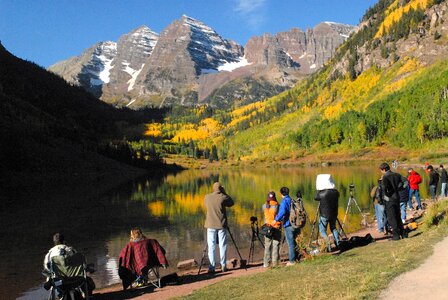 Ravine mountains fall