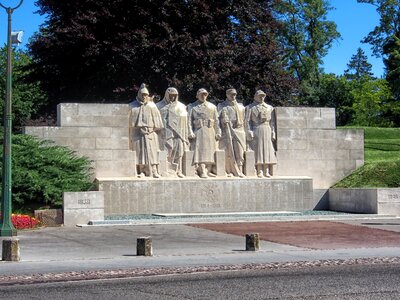 Sculpture monument outside photo