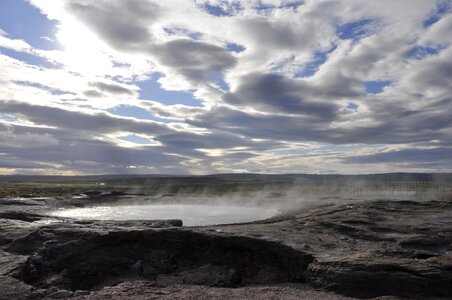 Steam geothermal volcanic photo