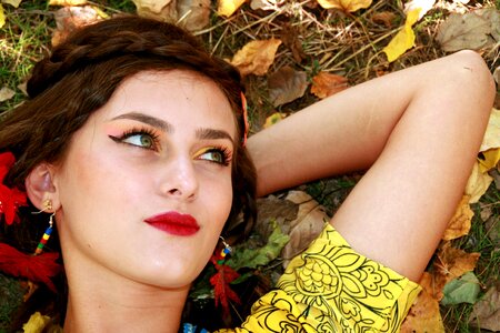 Portrait vegetation beauty