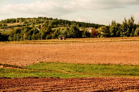 Village the cultivation of agriculture photo