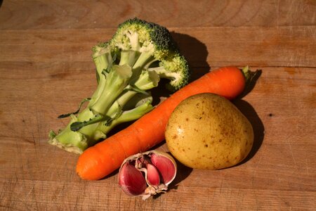 Vegetable potatoes broccoli