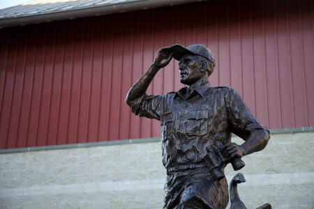 Memorial statue at National Conservation Training Center-2