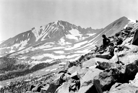 Mount Kaweah in Sequoia National Park, California photo