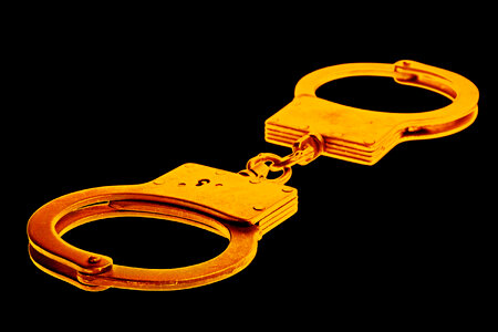 Handcuffs background photo