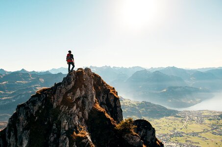 Man on the mountain