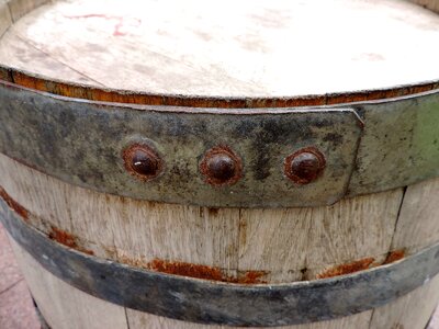 Wood container barrel