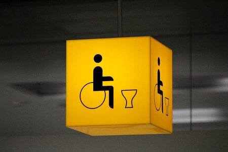 Wheelchair users toilets loo photo